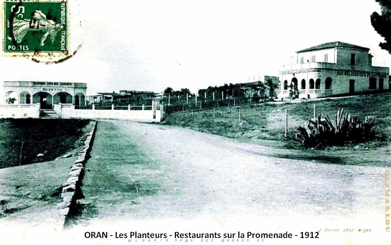 Oran - Planteurs - Restaurants Promenade - 1912.jpg